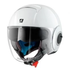 Helmets Open Face Sales 26 Shark Nano Blank Open Faced Helmet (White)