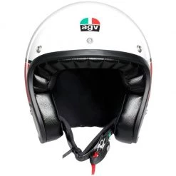 AGV X70 Mino 73 Open Face Helmet (White|Red) 7 AGV X70 Mino 73 Open Face Helmet (White|Red) -Helmets Open Face Sales 23532 2