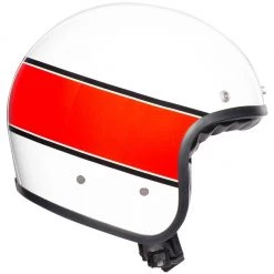 AGV X70 Mino 73 Open Face Helmet (White|Red) 8 AGV X70 Mino 73 Open Face Helmet (White|Red) -Helmets Open Face Sales 23532 3