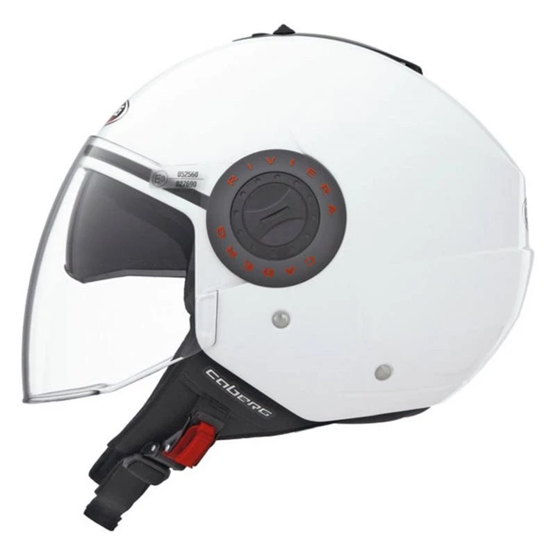 Caberg Riviera Open Face Helmet (White) 2 Caberg Riviera Open Face Helmet (White) - Image 2
