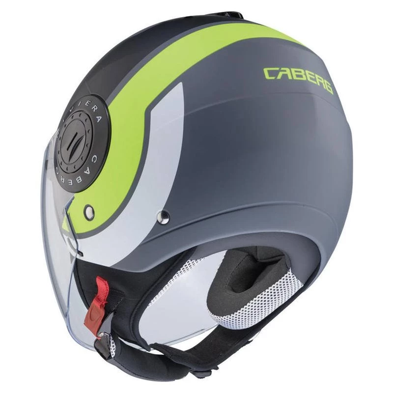 Caberg Riviera Sway Helmet (Matt Anthracite|Black|Yellow) 3 Caberg Riviera Sway Helmet (Matt Anthracite|Black|Yellow) - Image 3