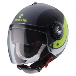 Caberg Riviera Sway Helmet (Matt Anthracite|Black|Yellow)