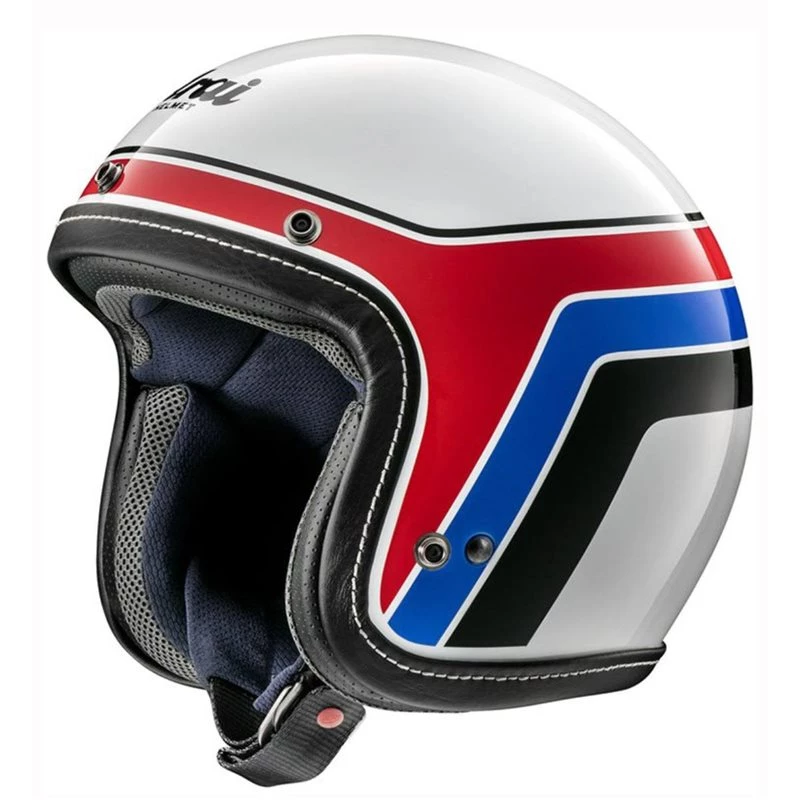 Arai Urban-V Blitz White Open Face Helmet - Special Order 1 Arai Urban-V Blitz White Open Face Helmet - Special Order