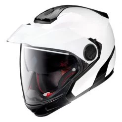 Nolan N40-5 GT Classic N-Com Helmet (Metal White)