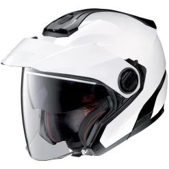 Nolan N40-5 Classic N-Com Helmet (Metal White)