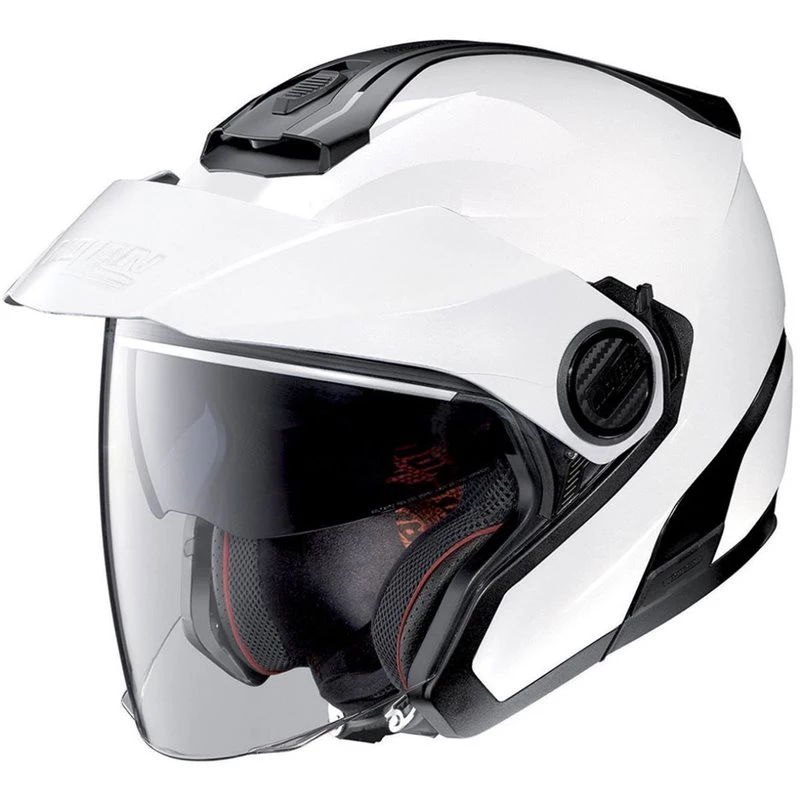 Nolan N40-5 Classic N-Com Helmet (Metal White) 1 Nolan N40-5 Classic N-Com Helmet (Metal White)
