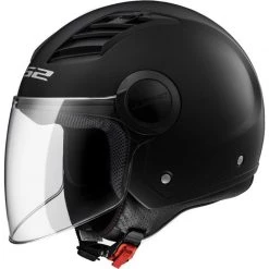 LS2 OF562 Airflow Open Face Helmet (Black)