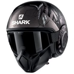 Shark Street Drak Crower Helmet (Matte Black/Anthracite)