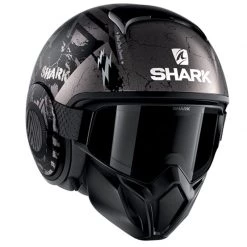Shark Street Drak Crower Helmet (Matte Black/Anthracite) -Helmets Open Face Sales 27007 3