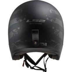 LS2 OF599 Spitfire Black Flag Open Face Helmet (Matt Black) 12 LS2 OF599 Spitfire Black Flag Open Face Helmet (Matt Black) -Helmets Open Face Sales 29714 5