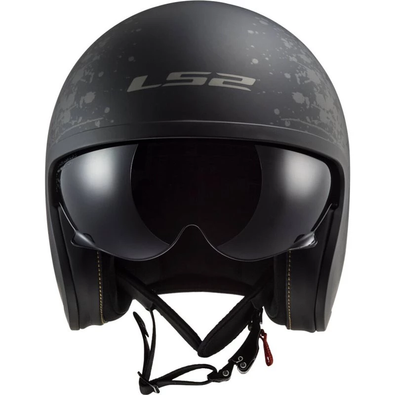 LS2 OF599 Spitfire Black Flag Open Face Helmet (Matt Black) 7 LS2 OF599 Spitfire Black Flag Open Face Helmet (Matt Black) - Image 7