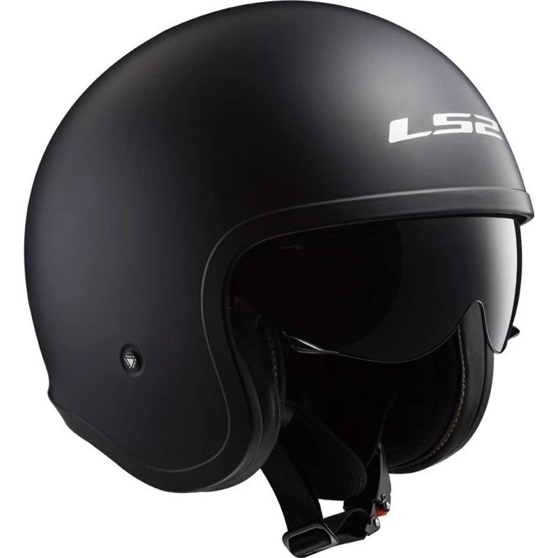 LS2 OF599 Spitfire Open Face Helmet (Matt Black) 4 LS2 OF599 Spitfire Open Face Helmet (Matt Black) - Image 4