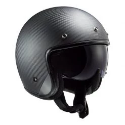 LS2 OF601 Bob Carbon Open Face Helmet (Matt Carbon)
