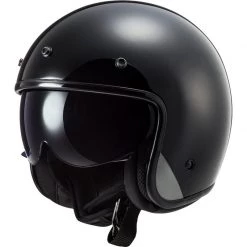 LS2 OF601 Bob Open Face Helmet (Black)