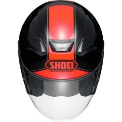 Shoei J-Cruise 2 Adagio TC1 Open Faced Helmet (Black|Red) -Helmets Open Face Sales 29898 2
