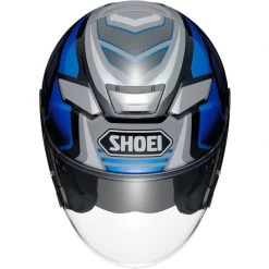Shoei J-Cruise 2 Aglero TC2 Open Faced Helmet (Grey|Blue) 7 Shoei J-Cruise 2 Aglero TC2 Open Faced Helmet (Grey|Blue) -Helmets Open Face Sales 29908 3