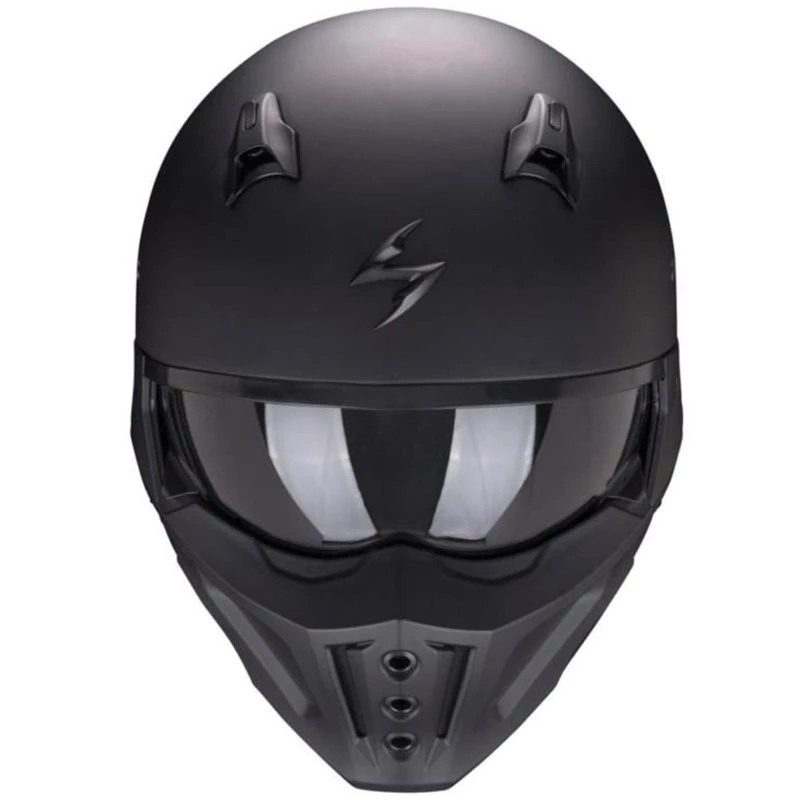 Scorpion Exo Covert-X Open Face Helmet (Matt Black) 2 Scorpion Exo Covert-X Open Face Helmet (Matt Black) - Image 2