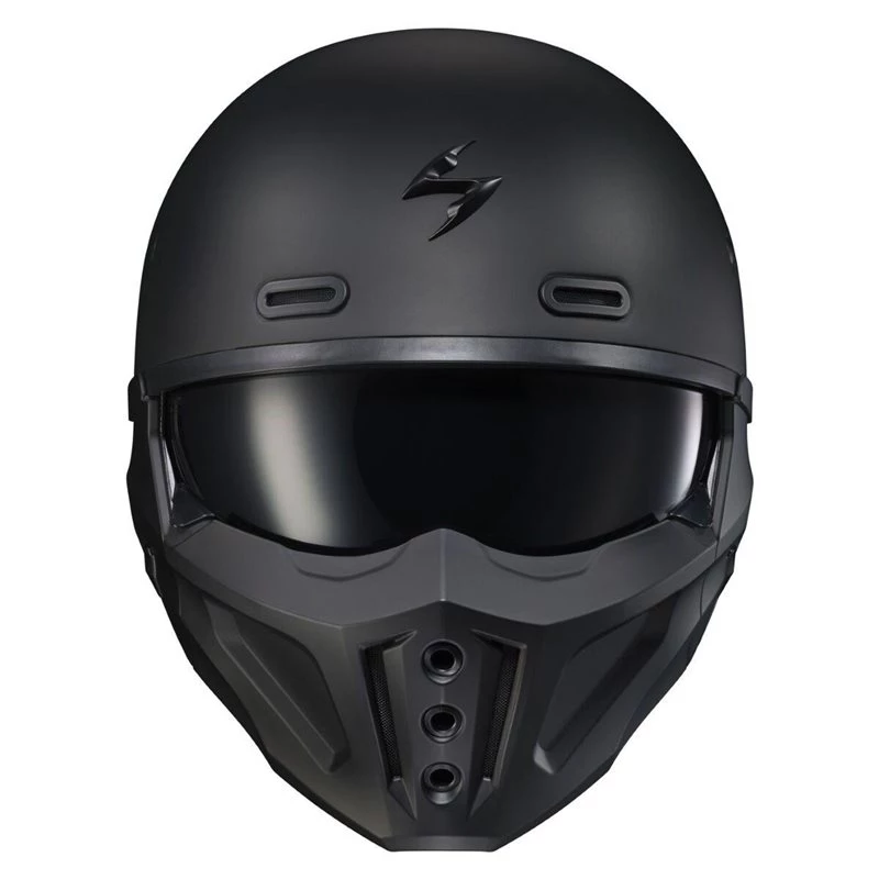 Scorpion Exo Covert-X Open Face Helmet (Matt Black) 4 Scorpion Exo Covert-X Open Face Helmet (Matt Black) - Image 4