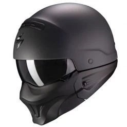 Scorpion Exo Combat Evo Open Face Helmet (Matt Black)