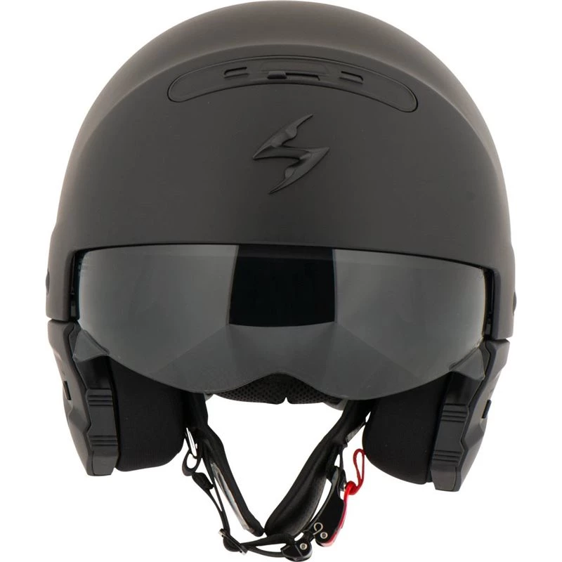 Scorpion Exo Combat Evo Open Face Helmet (Matt Black) 4 Scorpion Exo Combat Evo Open Face Helmet (Matt Black) - Image 4