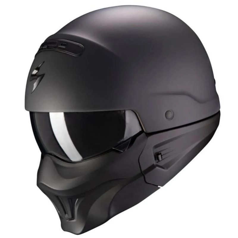 Scorpion Exo Combat Evo Open Face Helmet (Matt Black) 1 Scorpion Exo Combat Evo Open Face Helmet (Matt Black)