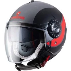 Caberg Riviera Sway Helmet (Matt Grey|Flo Red)