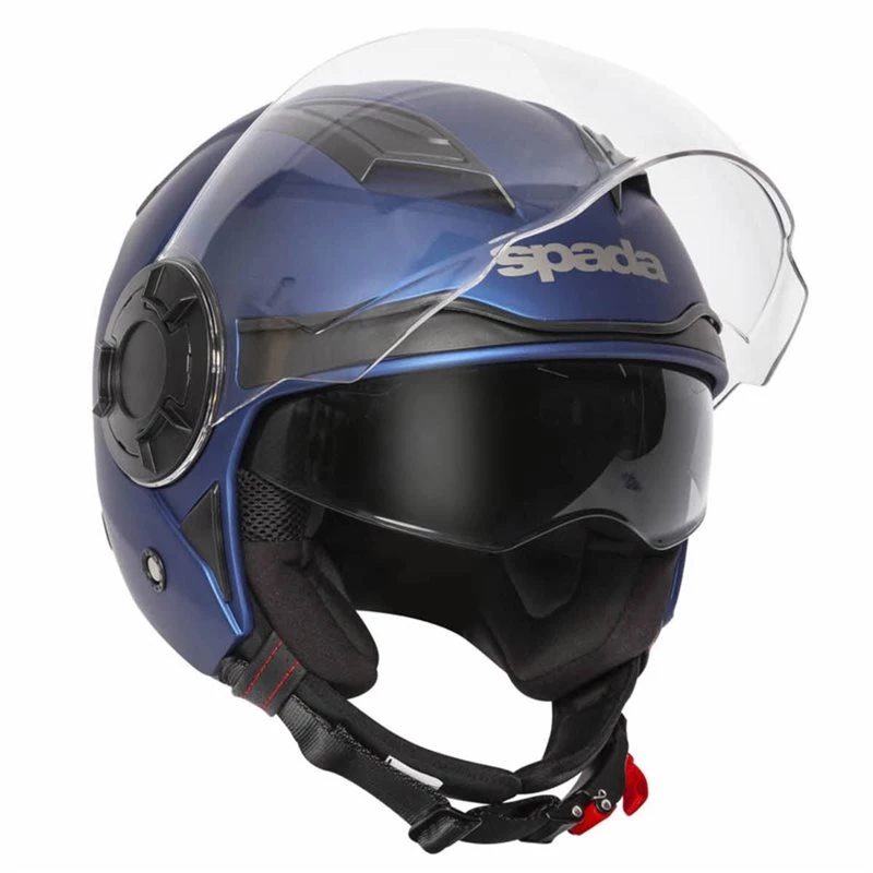 Spada Lycan Open Face Helmet (Matt Blue) 1 Spada Lycan Open Face Helmet (Matt Blue)