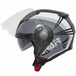 Spada Lycan Strobe Open Face Helmet (Matt Black/White) -Helmets Open Face Sales 30741 4