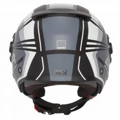 Spada Lycan Strobe Open Face Helmet (Matt Black/White) -Helmets Open Face Sales 30741 7