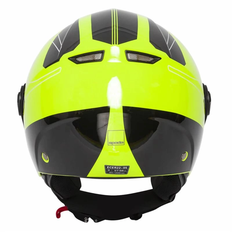 Spada Hellion Twist Open Face Helmet (Yellow) 5 Spada Hellion Twist Open Face Helmet (Yellow) - Image 5