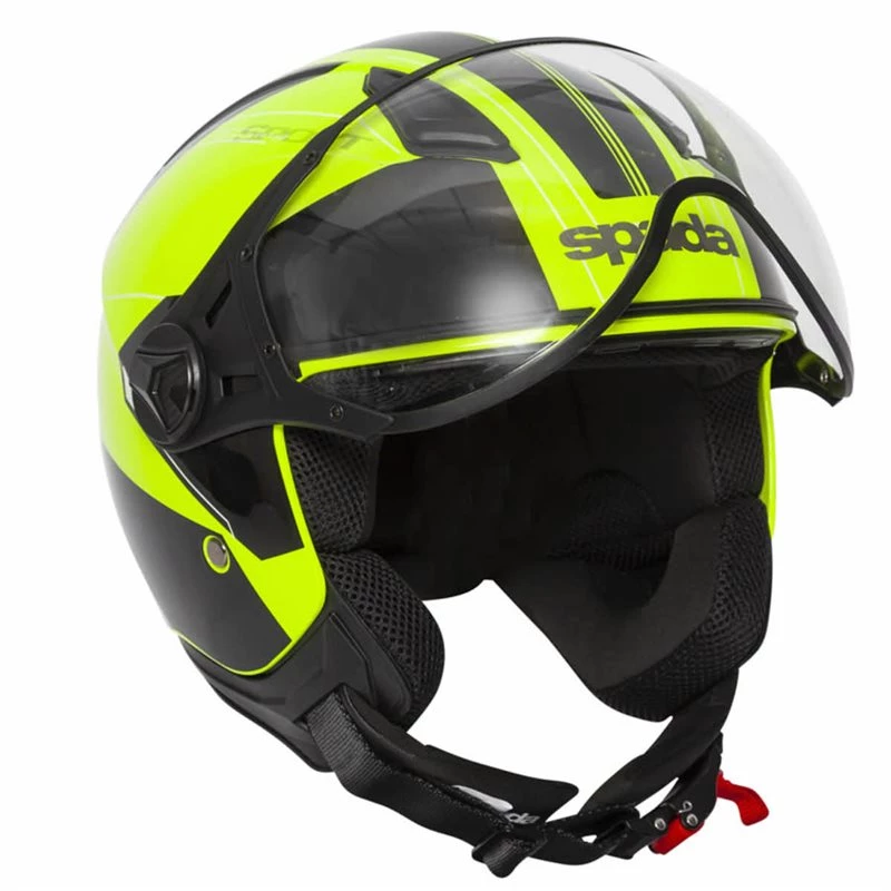 Spada Hellion Twist Open Face Helmet (Yellow) 1 Spada Hellion Twist Open Face Helmet (Yellow)