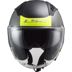 LS2 OF600 Copter Urbane Open Face Helmet (Matt Black/Hi Viz Yellow) -Helmets Open Face Sales 31295 2