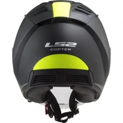 LS2 OF600 Copter Urbane Open Face Helmet (Matt Black/Hi Viz Yellow) -Helmets Open Face Sales 31295 3