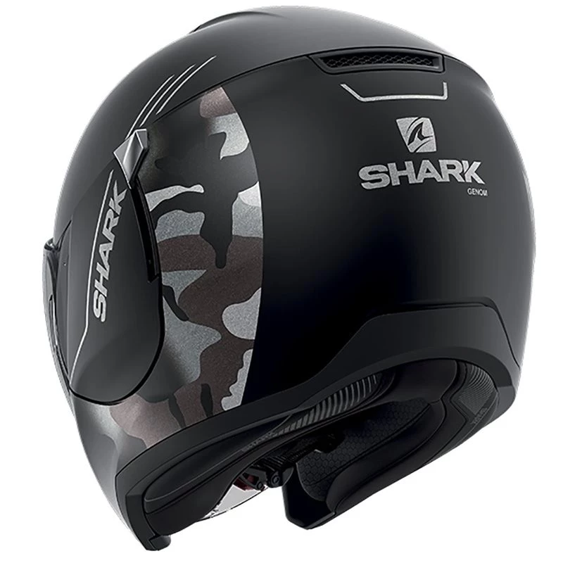 Shark Citycruiser Genom Open Face Helmet (Matt Black/Silver) 2 Shark Citycruiser Genom Open Face Helmet (Matt Black/Silver) - Image 2
