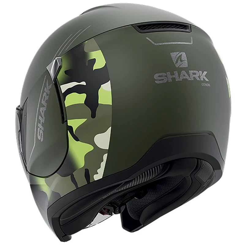 Shark Citycruiser Genom Open Face Helmet (Matt Green/Black) 2 Shark Citycruiser Genom Open Face Helmet (Matt Green/Black) - Image 2