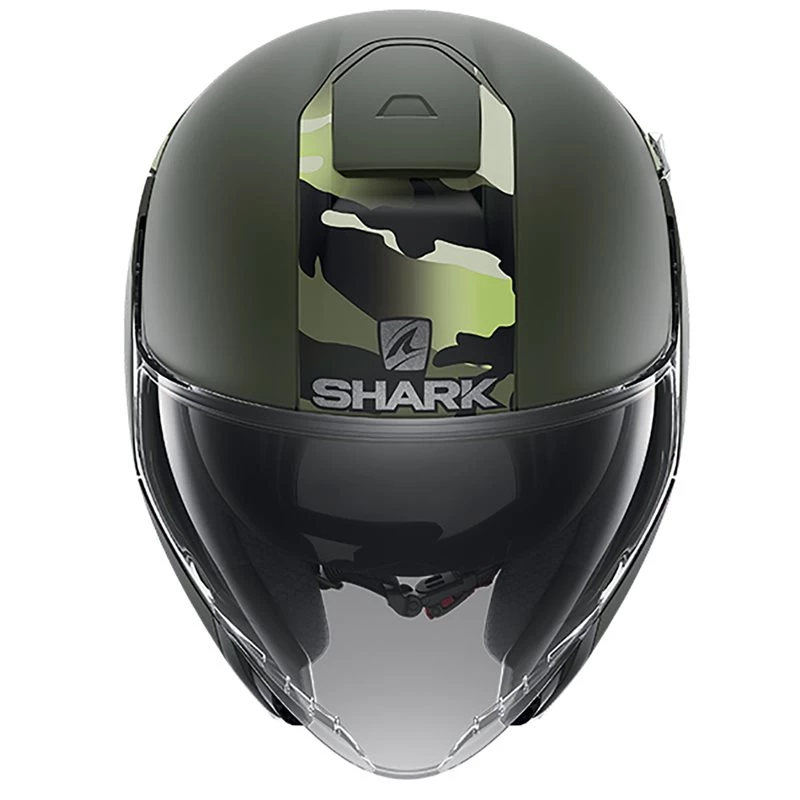 Shark Citycruiser Genom Open Face Helmet (Matt Green/Black) 3 Shark Citycruiser Genom Open Face Helmet (Matt Green/Black) - Image 3