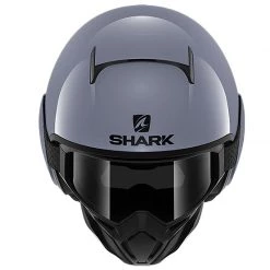 Shark Street Drak Open Face Helmet (Gloss Grey) -Helmets Open Face Sales 31557 2