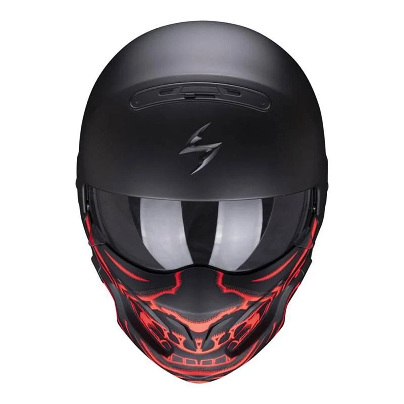 Scorpion Exo Combat Evo Samurai Open Face Helmet (Matt Black) 2 Scorpion Exo Combat Evo Samurai Open Face Helmet (Matt Black) - Image 2