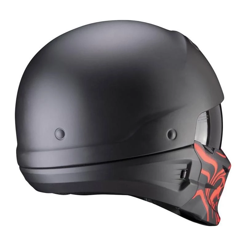 Scorpion Exo Combat Evo Samurai Open Face Helmet (Matt Black) 3 Scorpion Exo Combat Evo Samurai Open Face Helmet (Matt Black) - Image 3