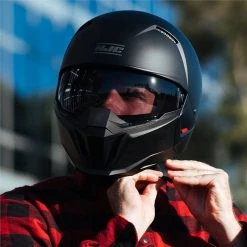HJC I20 Motorcycle Helmet (Matt Black) -Helmets Open Face Sales 33027 2