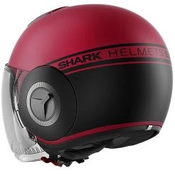 Shark Nano Street Neon Open Faced Helmet (Matt Red) -Helmets Open Face Sales 33222 2