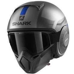 Shark Street Drak Tribute Open Face Helmet (Matt Anthracite)