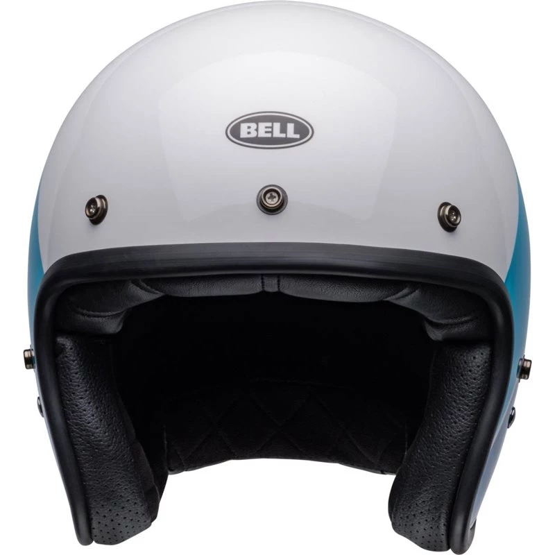 Bell Custom 500 Riff Open Face Helmet (Gloss White/Blue) 3 Bell Custom 500 Riff Open Face Helmet (Gloss White/Blue) - Image 3