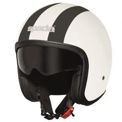 Spada Ace Viper Open Face Helmet (Matt White/Black)