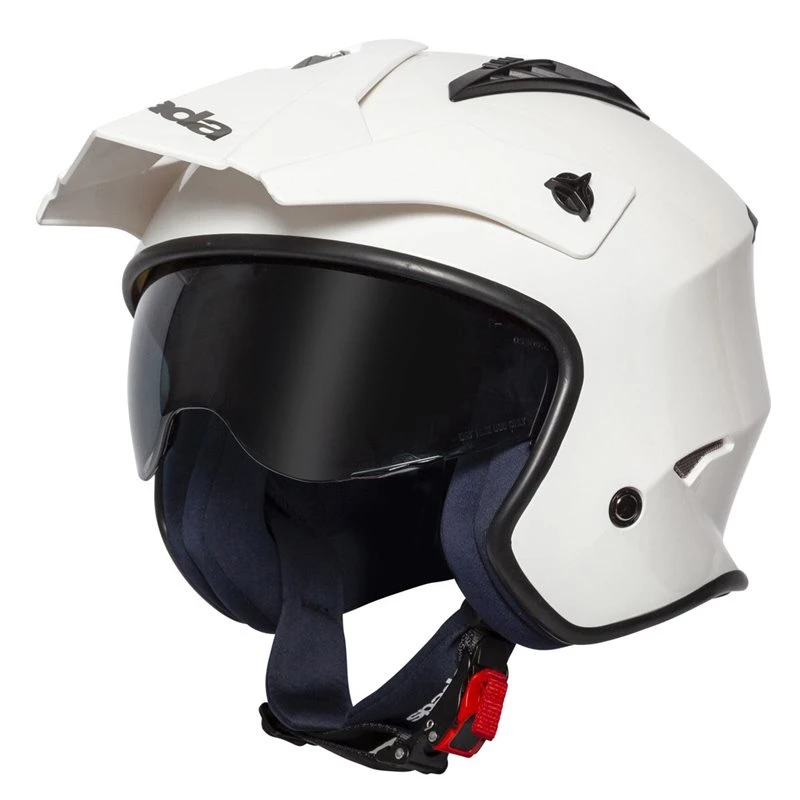Spada Rock Open Face Helmet (White) 1 Spada Rock Open Face Helmet (White)
