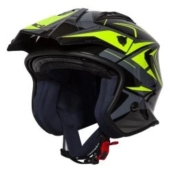 Spada Rock Stream Open Face Helmet (Black/Flo/Grey) -Helmets Open Face Sales 34243 10