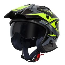 Spada Rock Stream Open Face Helmet (Black/Flo/Grey) -Helmets Open Face Sales 34243 2