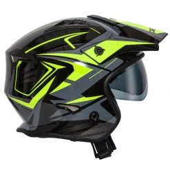 Spada Rock Stream Open Face Helmet (Black/Flo/Grey) -Helmets Open Face Sales 34243 5