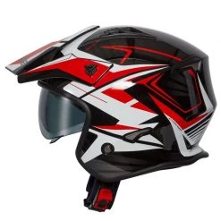 Spada Rock Stream Open Face Helmet (Black/Red/White) -Helmets Open Face Sales 34244 2