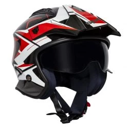 Spada Rock Stream Open Face Helmet (Black/Red/White) -Helmets Open Face Sales 34244 5